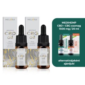 Meliora CBD + CBG csomag | 1500 mg | 20 ml