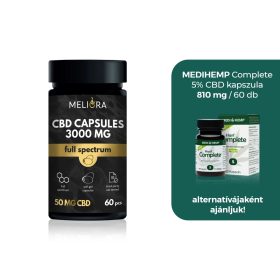Meliora CBD kapszula | 60 db | 3000 mg