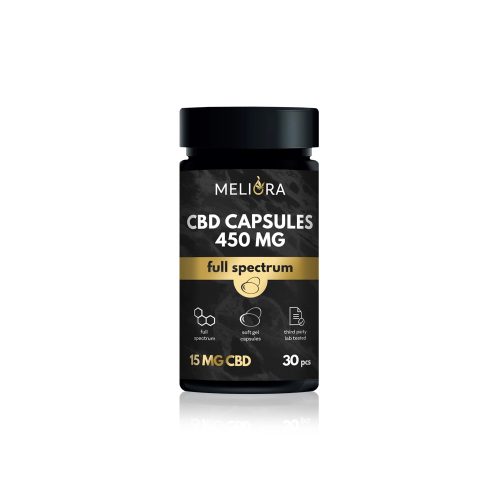 Meliora CBD kapszula | 30 db | 450 mg