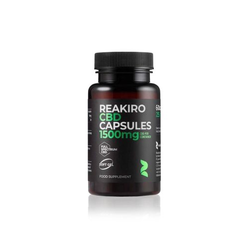 Reakiro CBD kapszula | 60 db | 1500 mg
