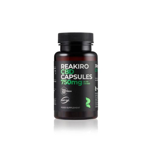 Reakiro CBD kapszula | 30 db | 750 mg