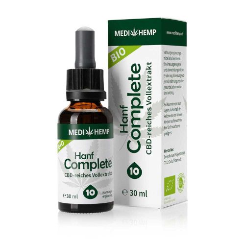 MEDIHEMP Complete 10% CBD olaj | 3000 mg / 30 ml