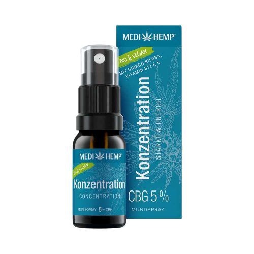 MEDIHEMP Concentration 5% CBG szájspray | 500 mg / 10 ml