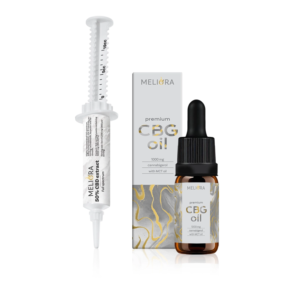 Meliora CBD + CBG csomag | 6000 mg | 20.6 ml