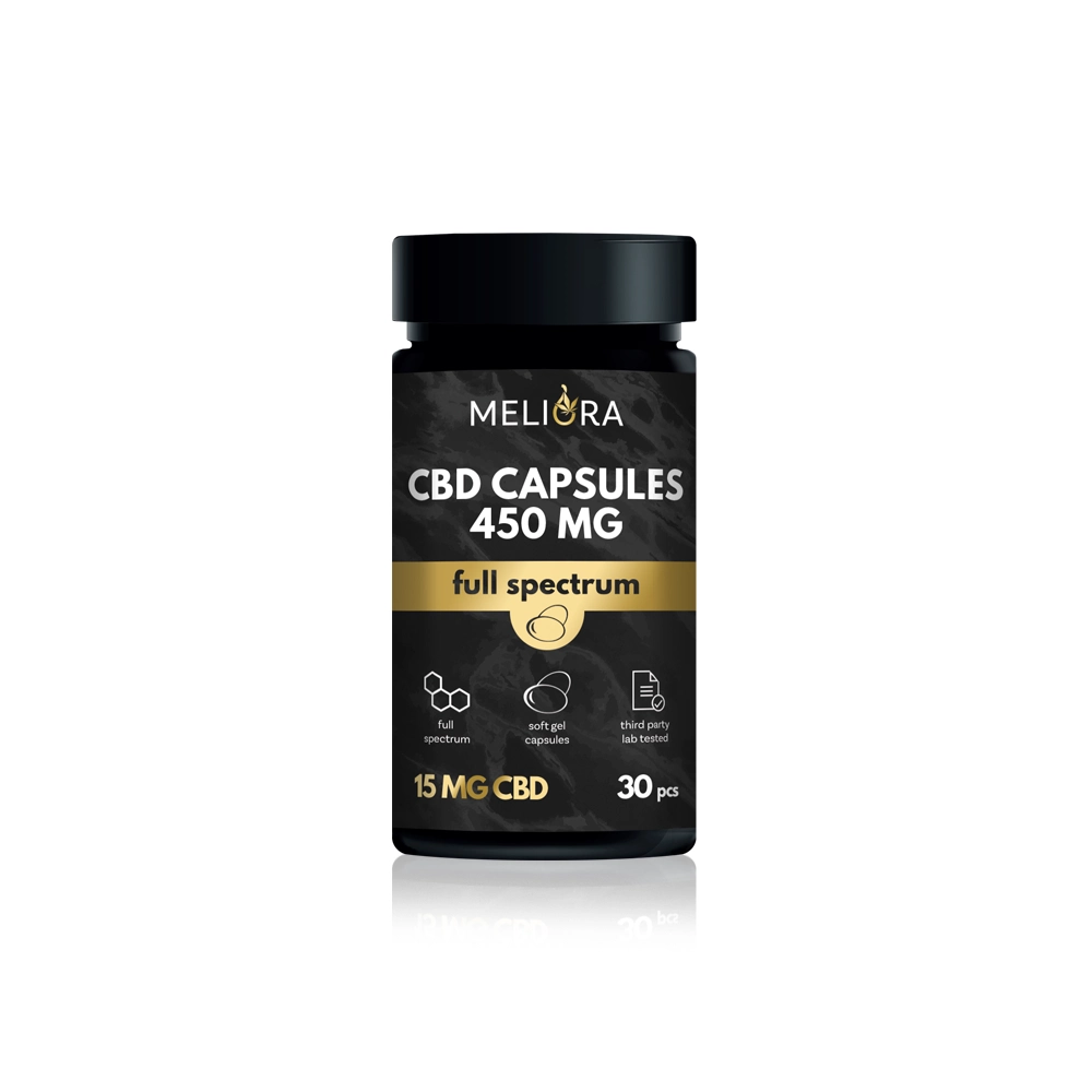 Meliora CBD kapszula | 450 mg